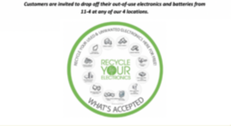 Organic Garage Electronic Waste Event 2019